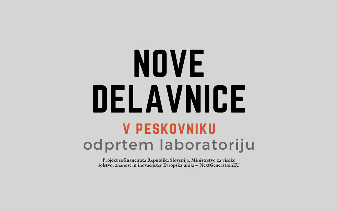 Delavnice v tednu 20. 4. – 24. 4. 2026